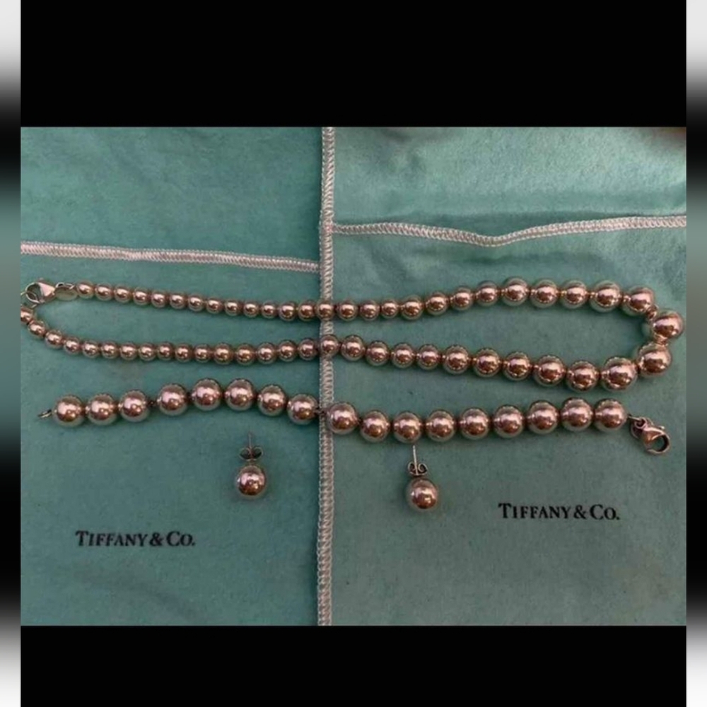 Tiffany & Co. Jewelry | Tiffany & Co Silver Hardwear Bead Ball Set
